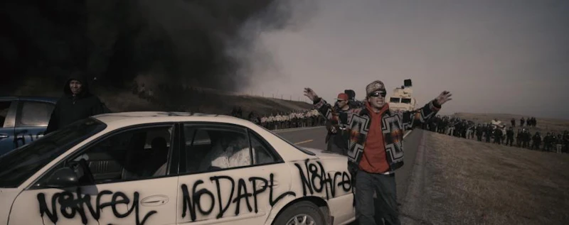 Akicita: The Battle of Standing Rock — production still