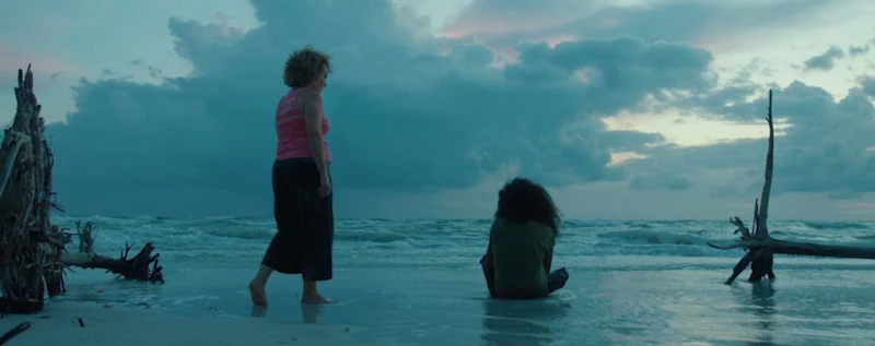 Man on the Beach — production still