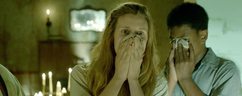 Darkness in Tenement 45 — production still