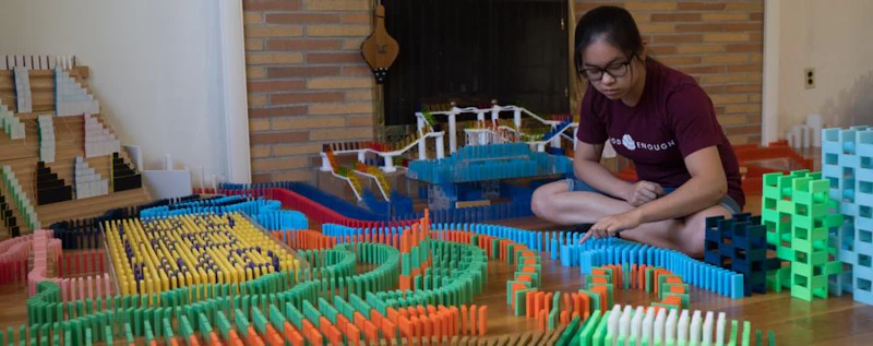 Lily Topples The World — production still