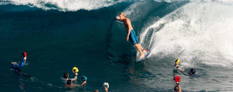 In The Water Behind The Lens — production still