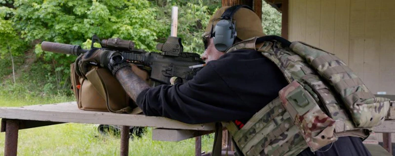 The Militiaman — production still