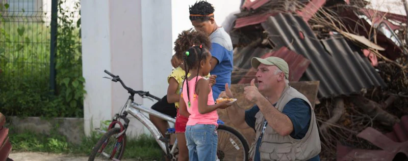 We Feed People — production still