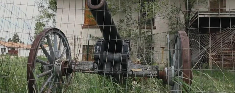 The Camp Poplar Cannon — production still