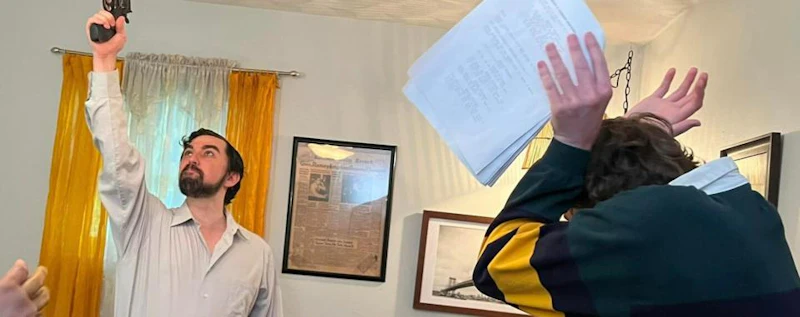 Werner Herzog Saves TAXI DRIVER — production still