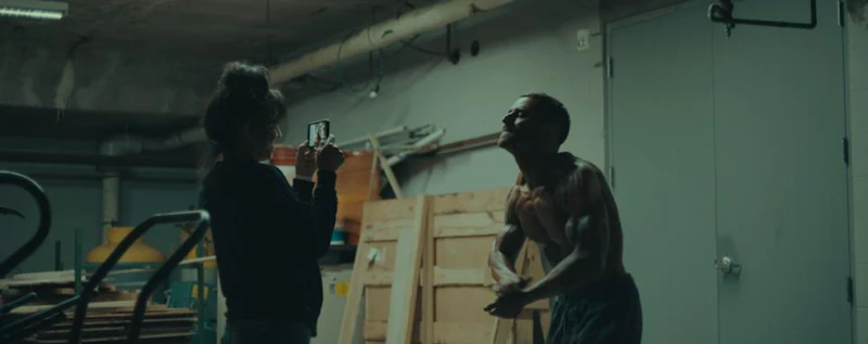 Blue Boy — production still