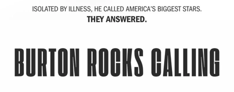 Burton Rocks Calling — production still